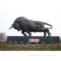 bronze bull decorate gardens